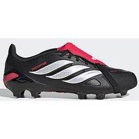 Adidas Junior Predator League Fold-Over Tongue Firm Ground Football Boot - Black