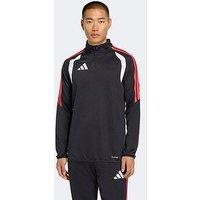 Adidas Mens Tiro 26 Football 1/4 Zip Top - Black