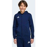 Adidas Junior Football Entrada 26 Full Zip Hoodie - Navy