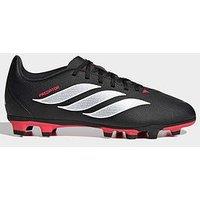 Adidas Junior Predator Club Firm Ground Football Boot - Black