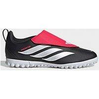 Adidas Junior Predator Club Velcro Astro Firm Ground Football Boot - Black