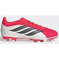 Adidas Junior Predator Club Firm Ground Football Boot - Lucid Red