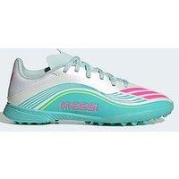 Adidas Junior F50 Messi League Astro Turf Football Boots - White