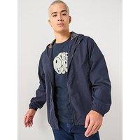 Pretty Green Feltham Lightweight Hooded Jacket - Navy