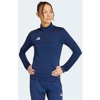 Adidas Womens Entrada 26 Football 1/4 Zip Top - Navy