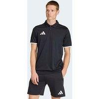 Adidas Mens Entrada 26 Football Polo Shirt - Black