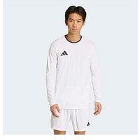 Adidas Mens Entrada 26 Long Sleeve Jersey - White