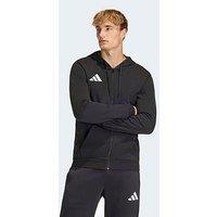 Adidas Mens Entrada 26 Fz Hoodie - Black