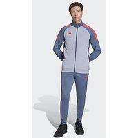 Adidas Mens Tiro Football Tracksuit - Grey