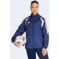 Adidas Womens Tiro 26 Football Windbreaker Jacket - Navy