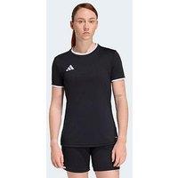 Adidas Womens Entrada 26 Football Training Jersey T-Shirt - Black