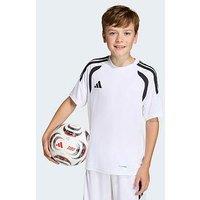 Adidas Junior Tiro 26 Football Training Jersey - White