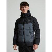 Monterrain Boys Apex 3.0 Puffer Jacket - Jet Black / Iron Gate