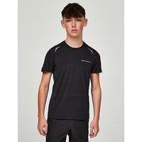 Monterrain Boys Bolt 2.0 Space Dye T-Shirt - Jet Black