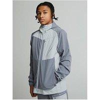 Monterrain Boys Deflect 20 Woven Zt Hood - Night Owl / Harbor Mist
