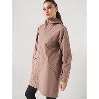 Adidas Terrex Womens Mountain 2L Rain Parka - Brown