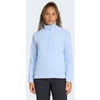 Adidas Terrex Womens Mountain Essentials 1/2 Zip Fleece - Blue