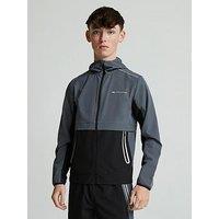 Monterrain Boys Ventax Woven Zt Hood Coat - Jet Black / Iron Gate