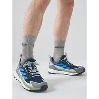 Adidas Terrex Mens Free Hiker 2 Goretex Low Hiking Shoes - Blue