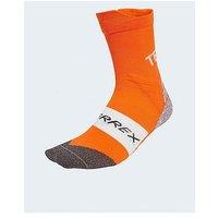 Adidas Terrex Unisex Trail Running Xpr Crew Socks - Orange