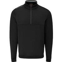 Oscar Jacobson Mens Golf Westland Mid Layer - Black
