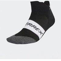 Adidas Terrex Unisex Trail Running Quarter Socks - Black/White