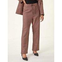 Roman Petite Houndstooth Trouser - Multi