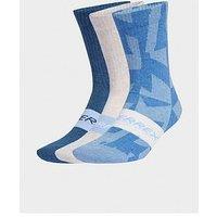 Adidas Terrex Unisex 3 Pack Hiking Socks - Blue