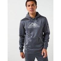 Monterrain Mens Speed 20 Poly Fleece Oth Hoody - Grey