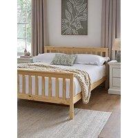 The Very Collection Dawson Wooden Bed Frame With Mattress Options (Buy & Save!) - Natural - Fsc Certified - Bed Frame With Microquilt Mattress