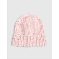 River Island Sequin Beanie - Pink