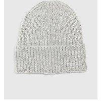River Island Sequin Beanie - Grey