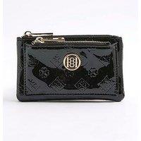 River Island Embossed Patent Pouch - Black