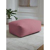 Very Home Boucle Rectangle Footstool Beanbag