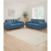 Very Home Prent Chenille 3 + 2 Seater Sofa