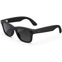 Ray-Ban Meta Wayfarer Large (Gen 2) - Matte Black, Polarised Gradient Graphite Lenses