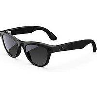 Ray-Ban Meta Skyler (Gen 2) - Shiny Black, Polarised Gradient Graphite Lenses