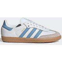 Adidas Originals Junior Samba Og Trainers - White/Blue