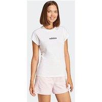 Adidas Sportswear Womens Linear T-Shirt - White