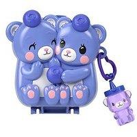 Polly Pocket Blueberry Besties Compact Playset With 1 Micro Doll And Pet, Travel Toy With Fruit Accessories