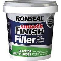 Ronseal Smooth Finish Exterior Multipurpose Ready Mix Filler Tub 1.2Kg