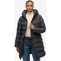 Superdry City Mid Padded Jacket - Ebony Black