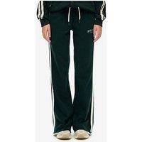 Superdry Athletic Stripe Flare Jogger - Enamel Green