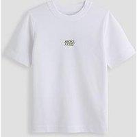 Jack & Jones Junior Boys Breeze Back Print Short Sleeve T-Shirt - Bright White