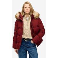 Superdry Everest 5 Baffle Puffer Jacket - Stanton Red