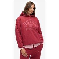 Superdry Athletic Essentials Relax Hood - Bordeaux Red
