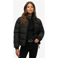 Superdry Non Hooded Sports Puffer Jacket - Black