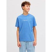 Jack & Jones Junior Boys Originals Studio Short Sleeve T-Shirt - Blue