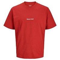 Jack & Jones Junior Boys Originals Studio Short Sleeve T-Shirt - Red
