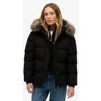 Superdry Everest 5 Baffle Puffer Jacket - Black